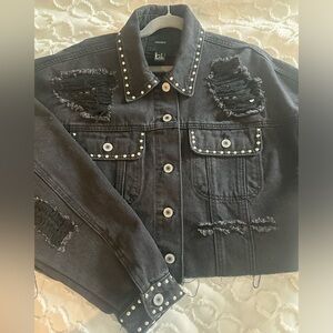 FOREVER 21 Black Denim Jacket